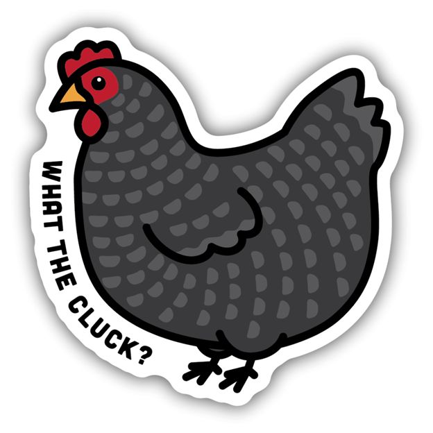 Sticker: What the Chicken
