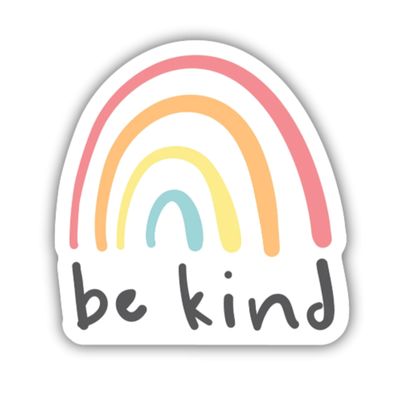 Sticker: Be Kind Rainbow