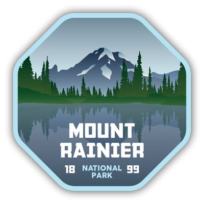 Sticker: Mt. Rainier National Park
