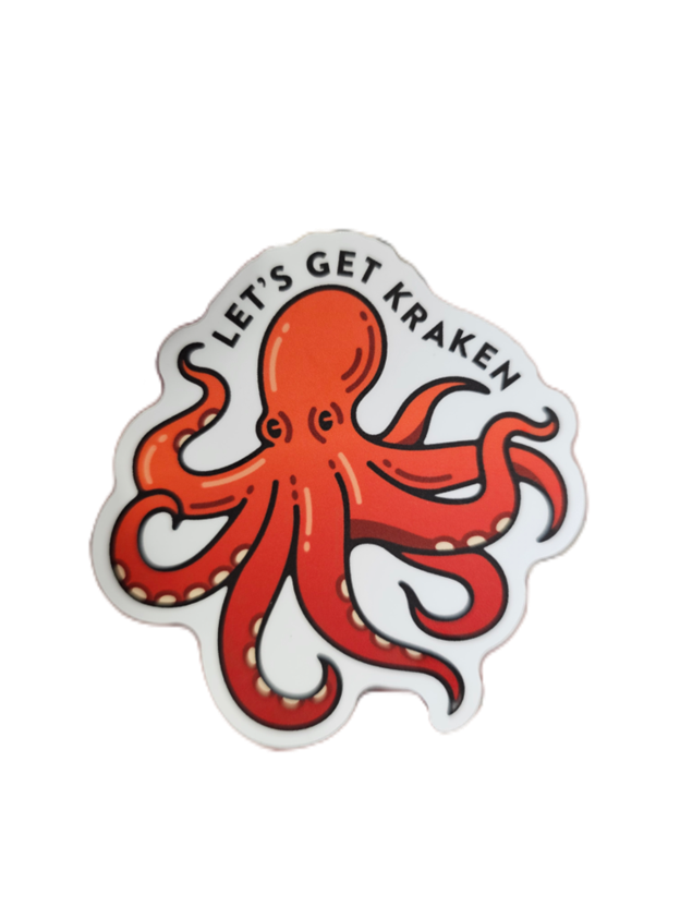 Sticker: Let&#39;s Get Kraken Octopus