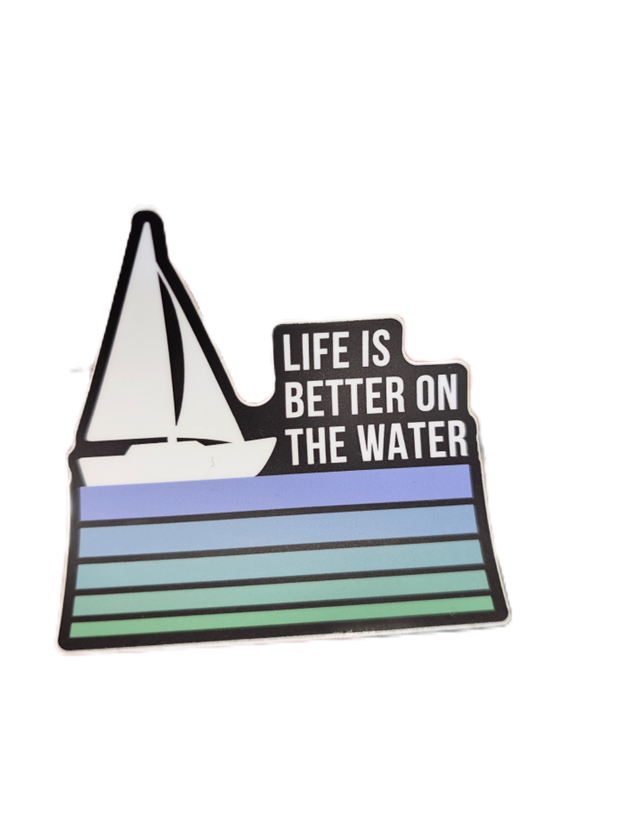 Sticker: Life is Better on the Water