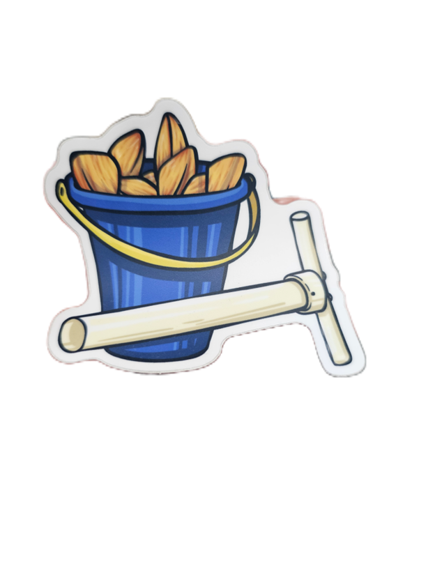 Sticker: Razor Clam Bucket