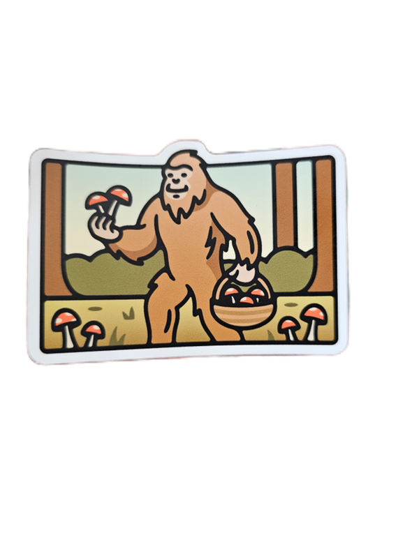 Sticker: Mushroom Sasquatch