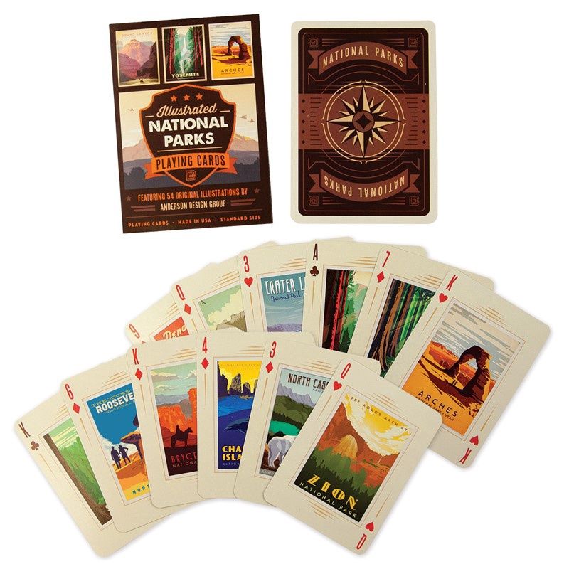 63 National Parks Playing Card Deck