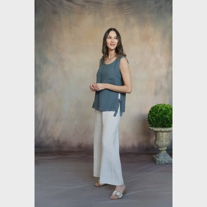 Brina Linen Top