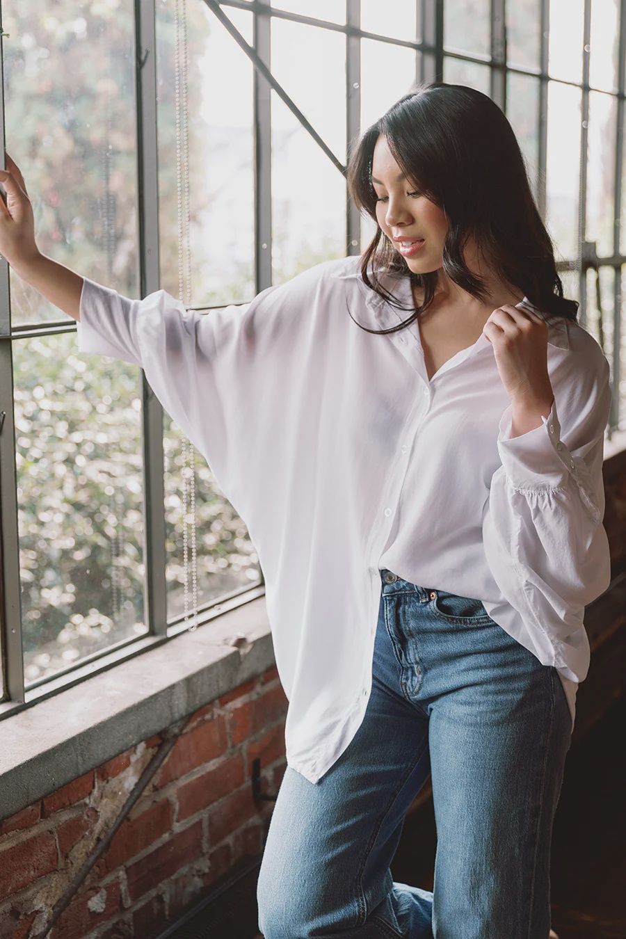 Remi Collared Button-Up Shirt