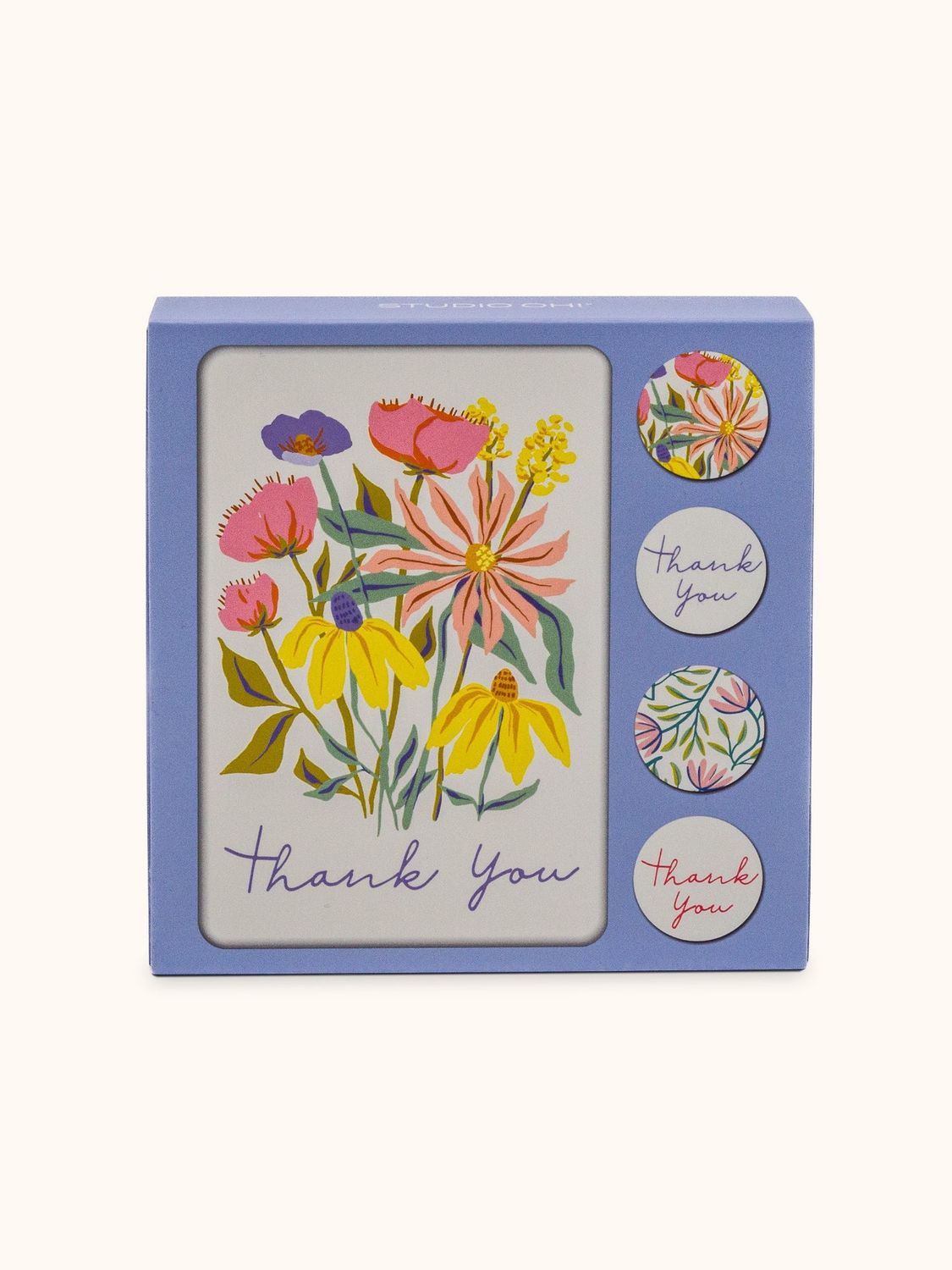 Assorted Note Card Set with Stickers