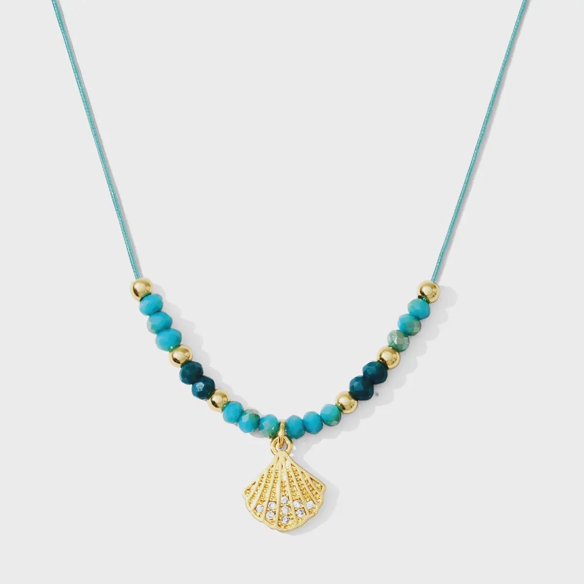 Ocean String Necklace, Style: Seashell