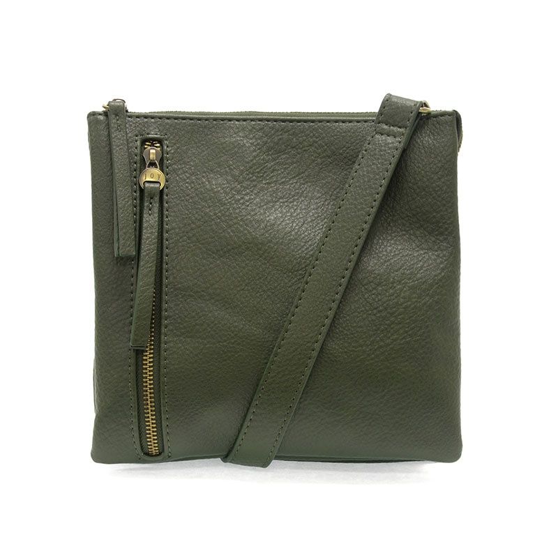 Dawn Multi Pocket Compact Crossbody Bag, Color: Hunter Green