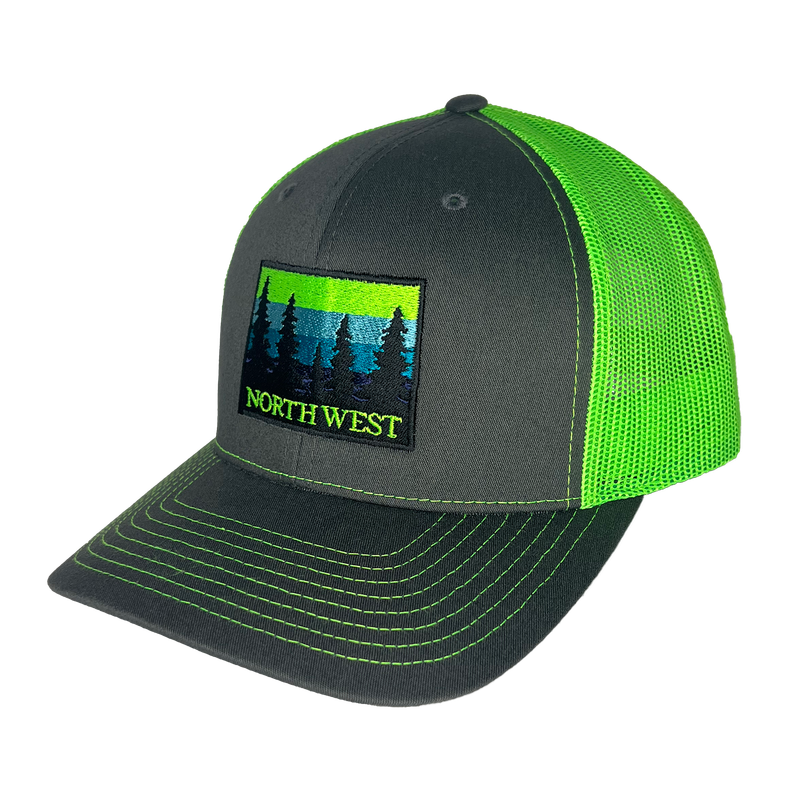 Night Sky Curved Bill Trucker