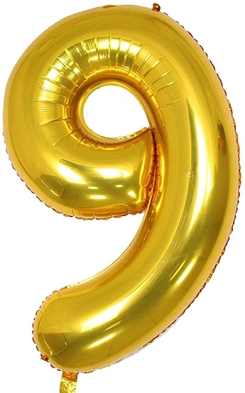 34" Gold #9 (Party America)