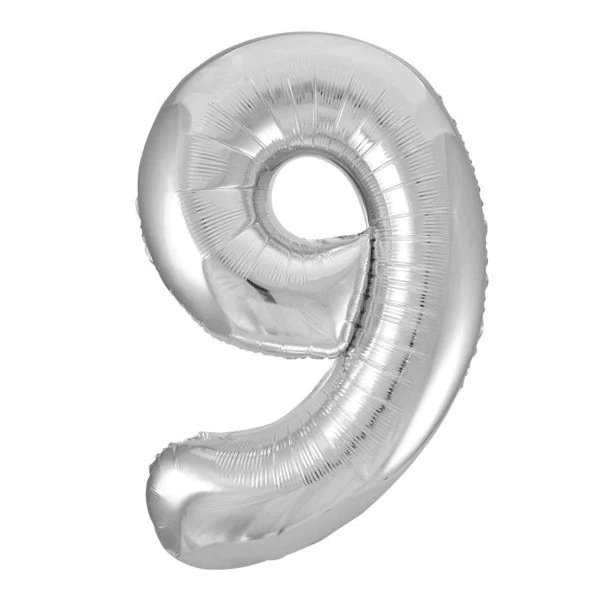34" Silver #9 (Party America)