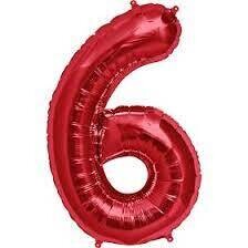 34" Red #6 (Party America)
