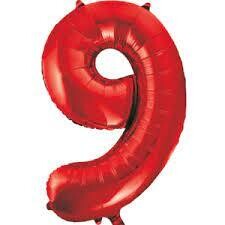 34" Red #9 (Party America)