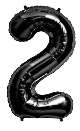 34" Black #2 (Party America)