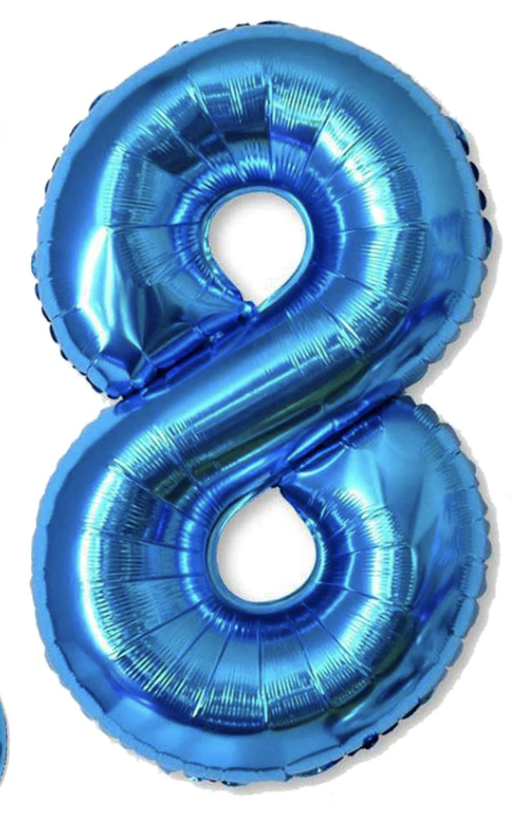 34" Blue #8 (Party America)