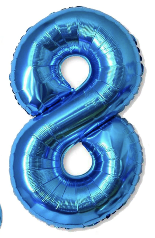 34" Blue #8 (Party America)