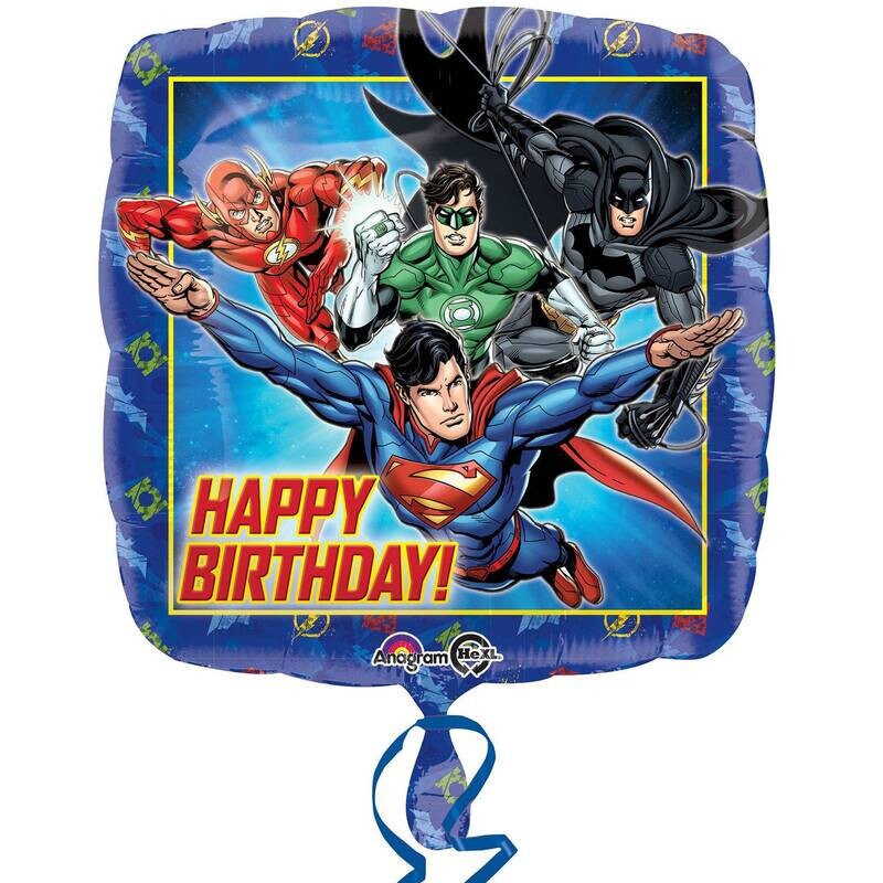 17" Justice League "Happy Birthday"