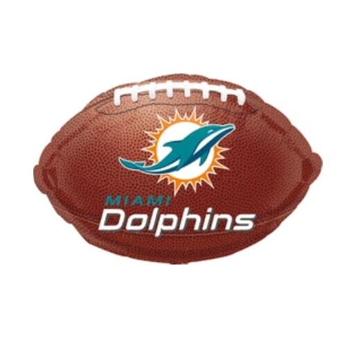 17" Football "Miami Dolphins" (Anagram)