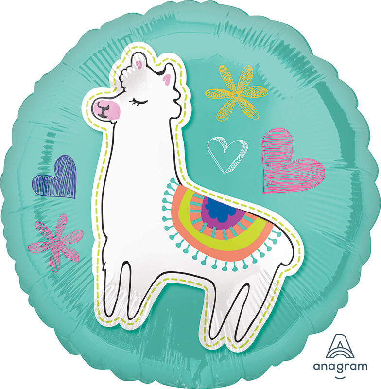 17" Decorative Balloon Llama