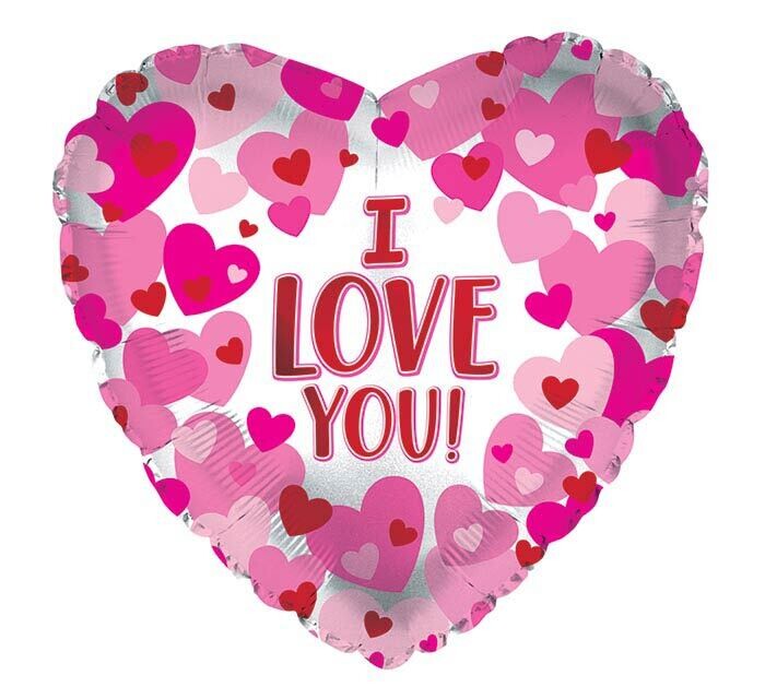 17 17" I Love You Hearts on Pearl (CTI)