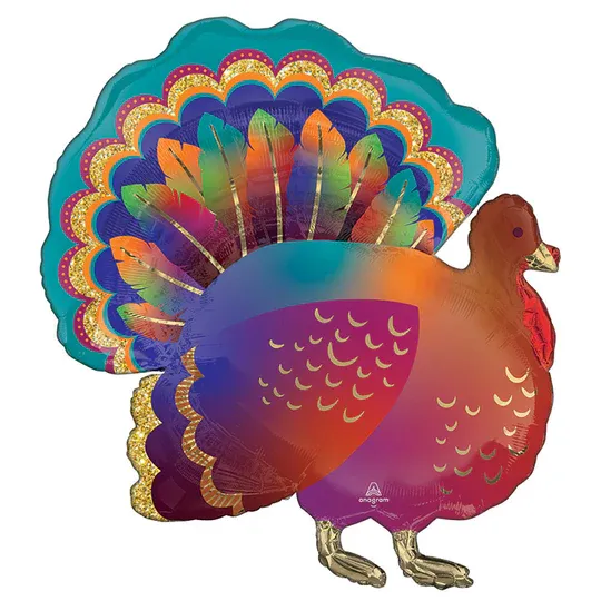 32" Glitter Turkey