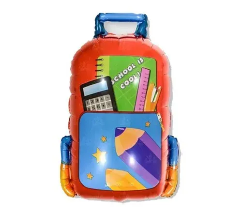 27" School Backpack foil balloon