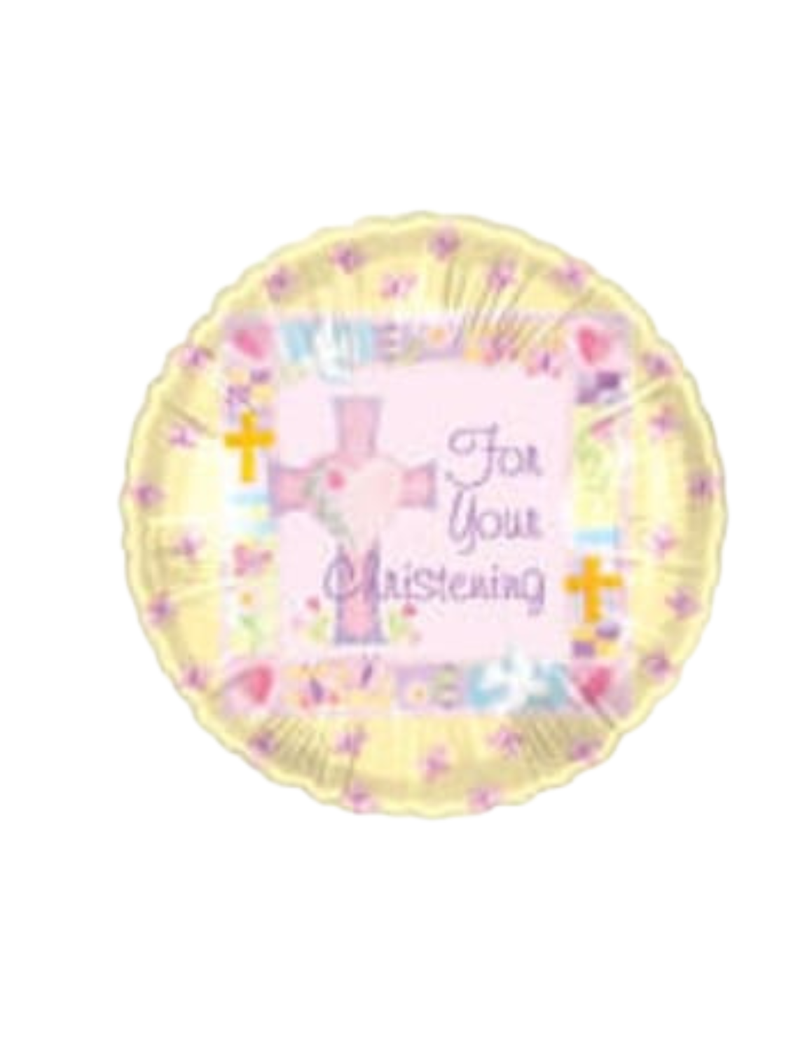 18" "For Your Christening" Round Balloon