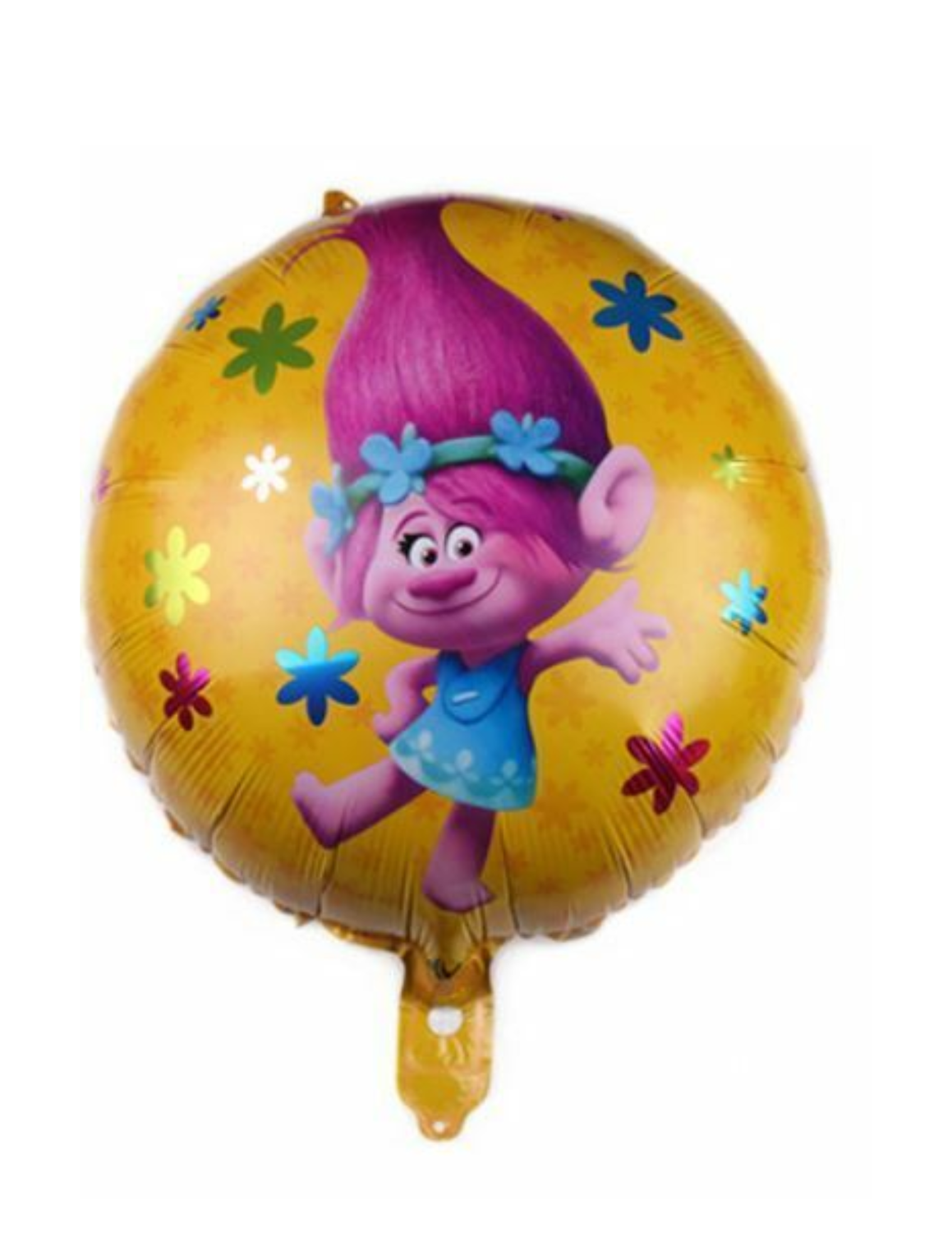18" Trolls Yellow Round