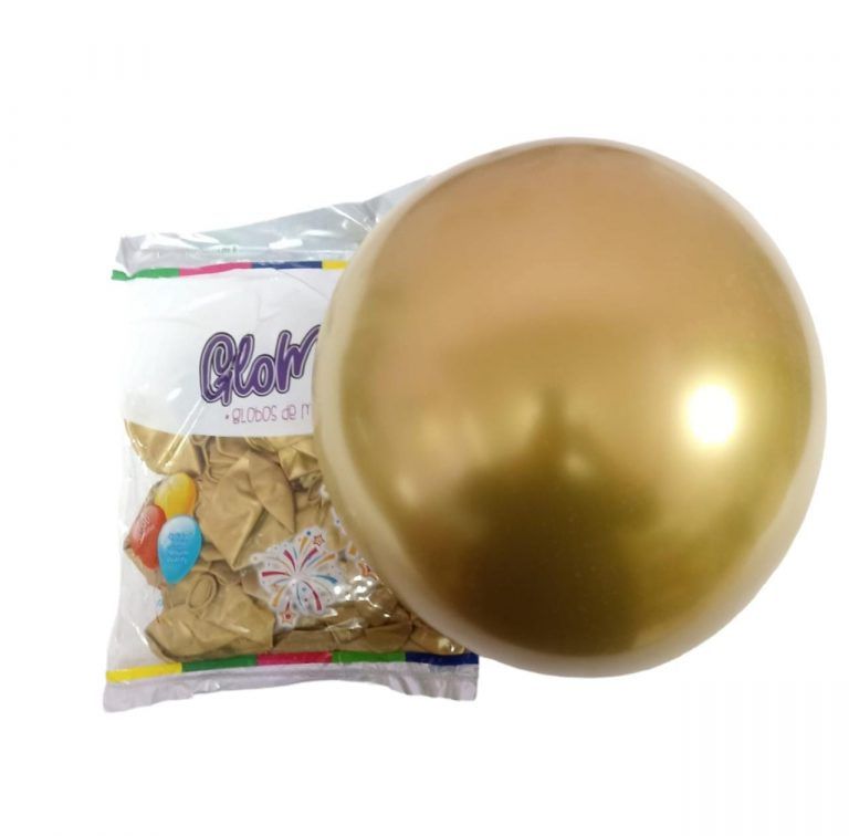 12" Chrome Gold Glomex