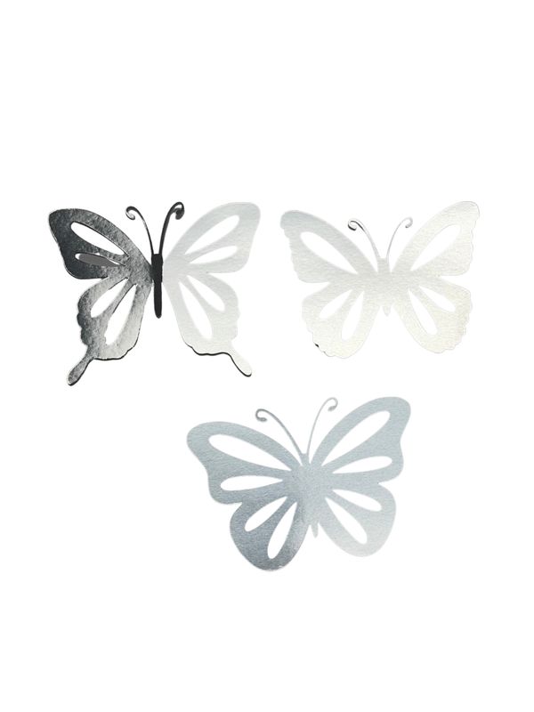 Small Silver Butterfly Set (3pc)