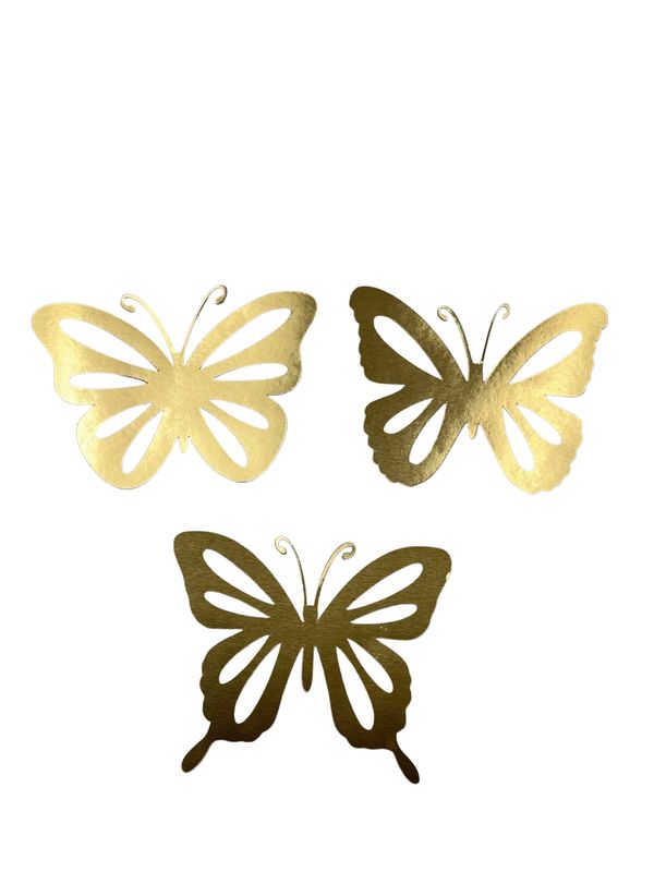 Small Gold Butterfly Set (3pc)