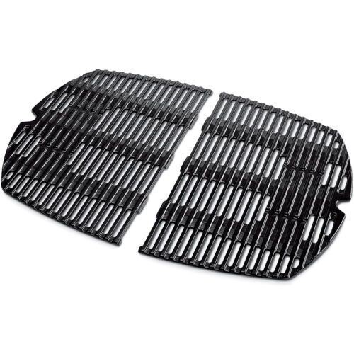 7646 Barbeque Half Grill Plate for Weber Family Q (Set of 2)
