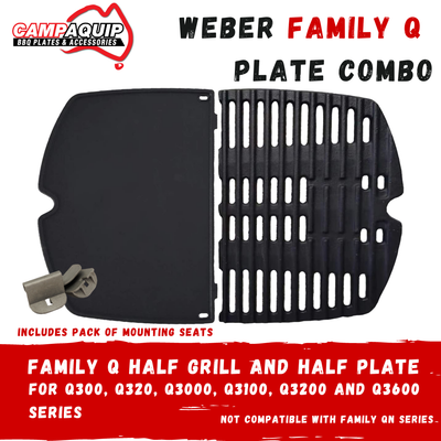 COMBO - Family Q Half Grill and Half Plate