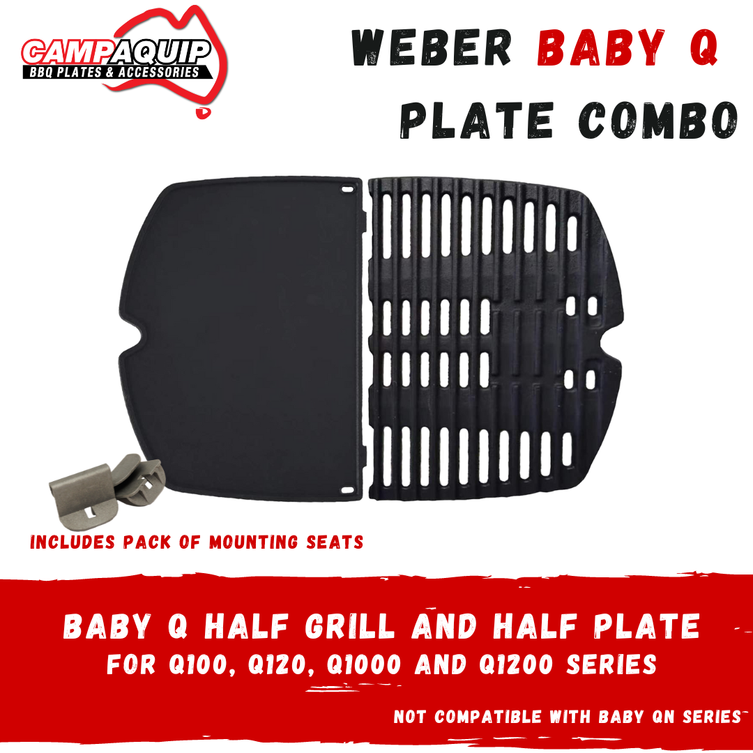 COMBO - Baby Q Half Grill and Half Plate