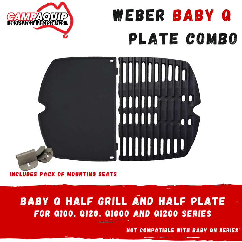 COMBO - Baby Q Half Grill and Half Plate