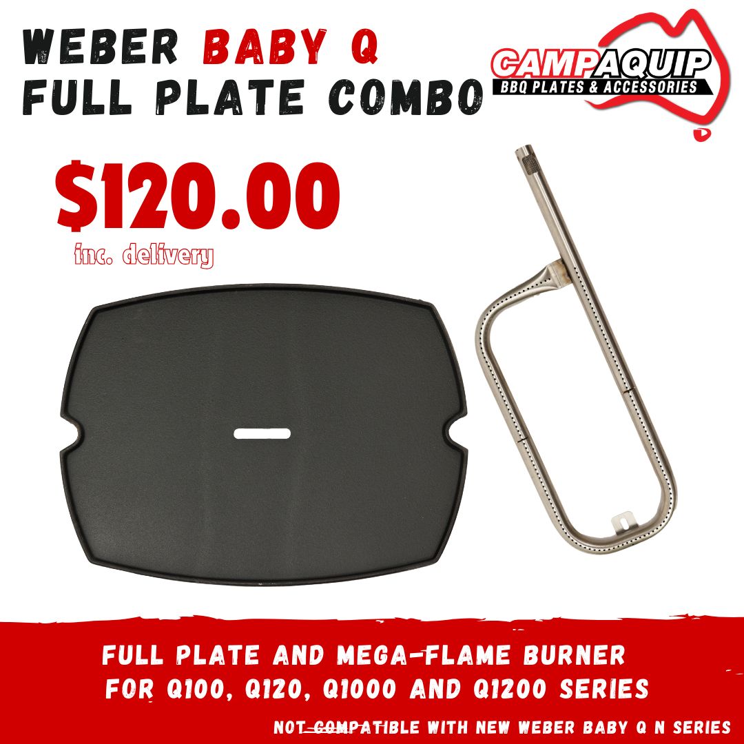 COMBO - BABY Q Full Plate and Burner