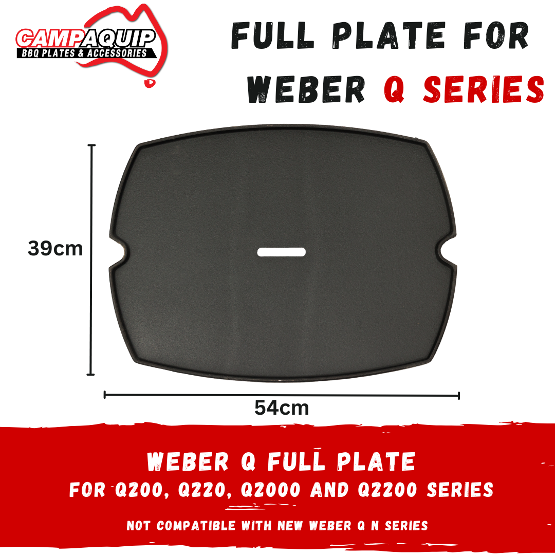 COMBO - WEBER Q Full Plate and Burner