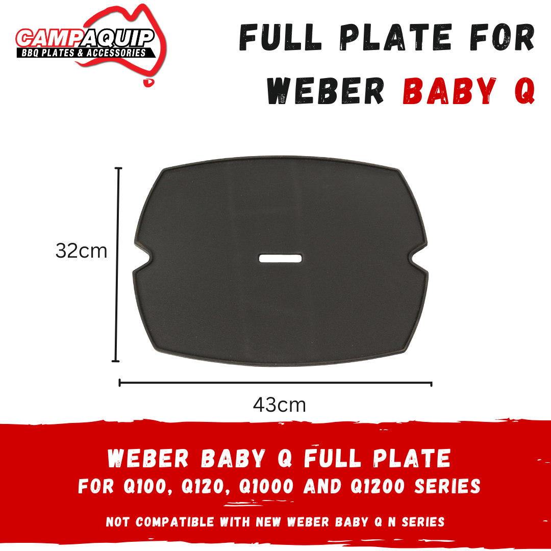 COMBO - BABY Q Full Plate and Burner