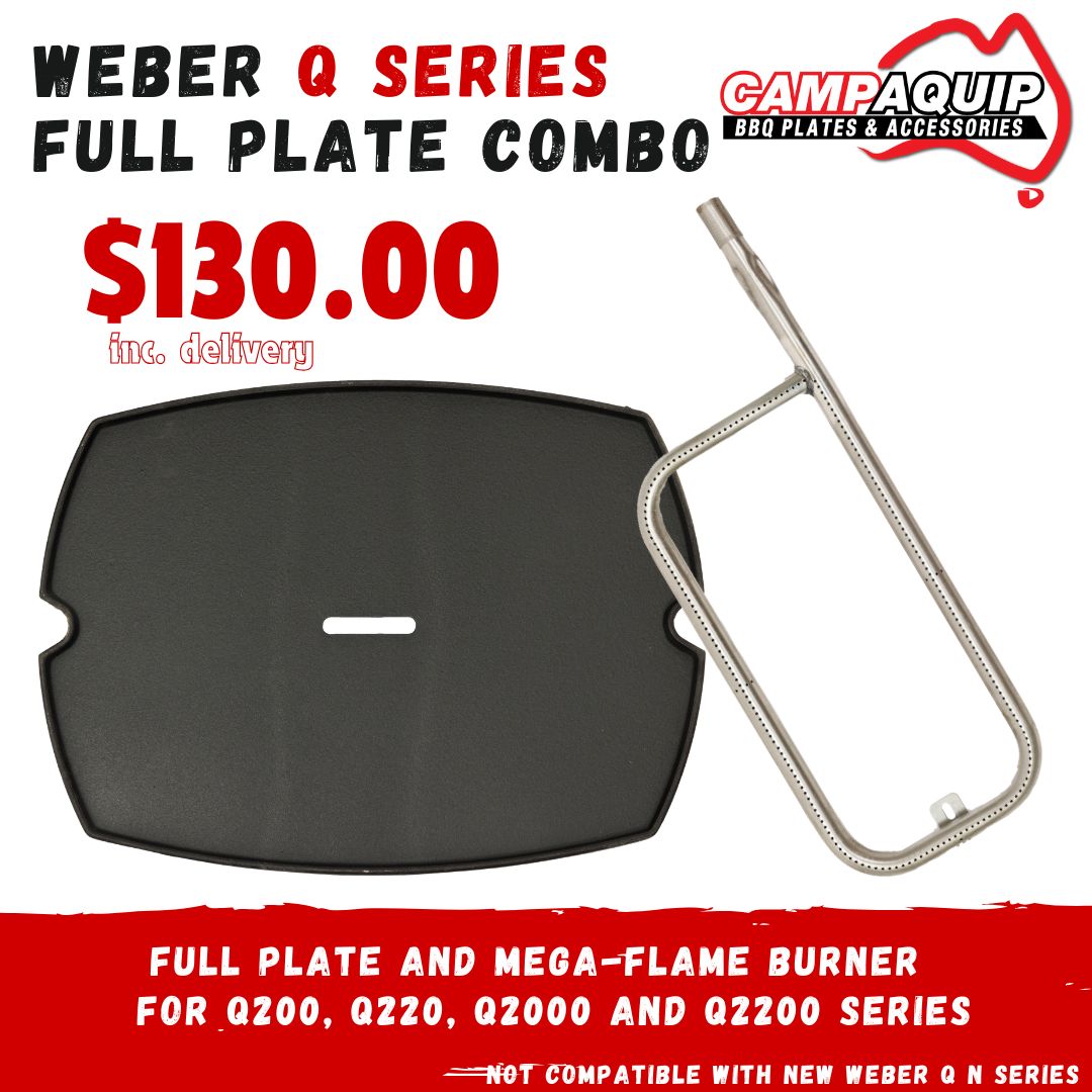 COMBO - WEBER Q Full Plate and Burner