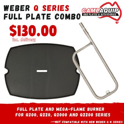 COMBO - WEBER Q Full Plate and Burner