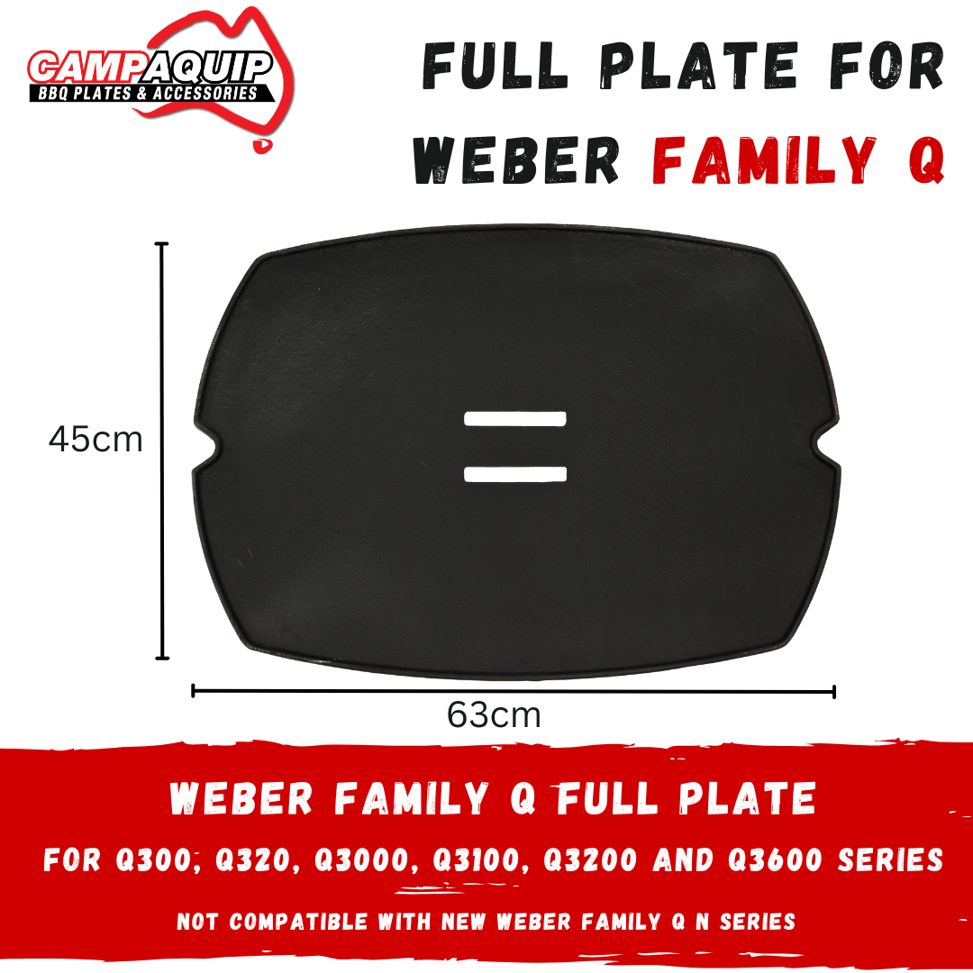 COMBO - FAMILY Q Full Plate and Burner