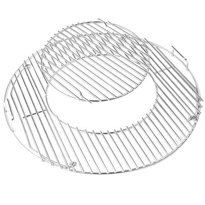 CAMPAQUIP 22 CAMPAQUIP 22" Steel Plated Cooking Grate - Hinged Sides and Removable Insert