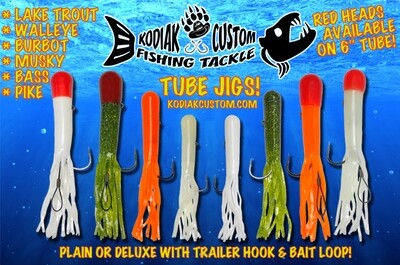 Kodiak Custom 6" Tube Jig w/Trailer 1.0oz