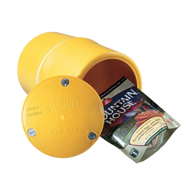 Counter Assault Bear Keg Food Storage Container - Yellow