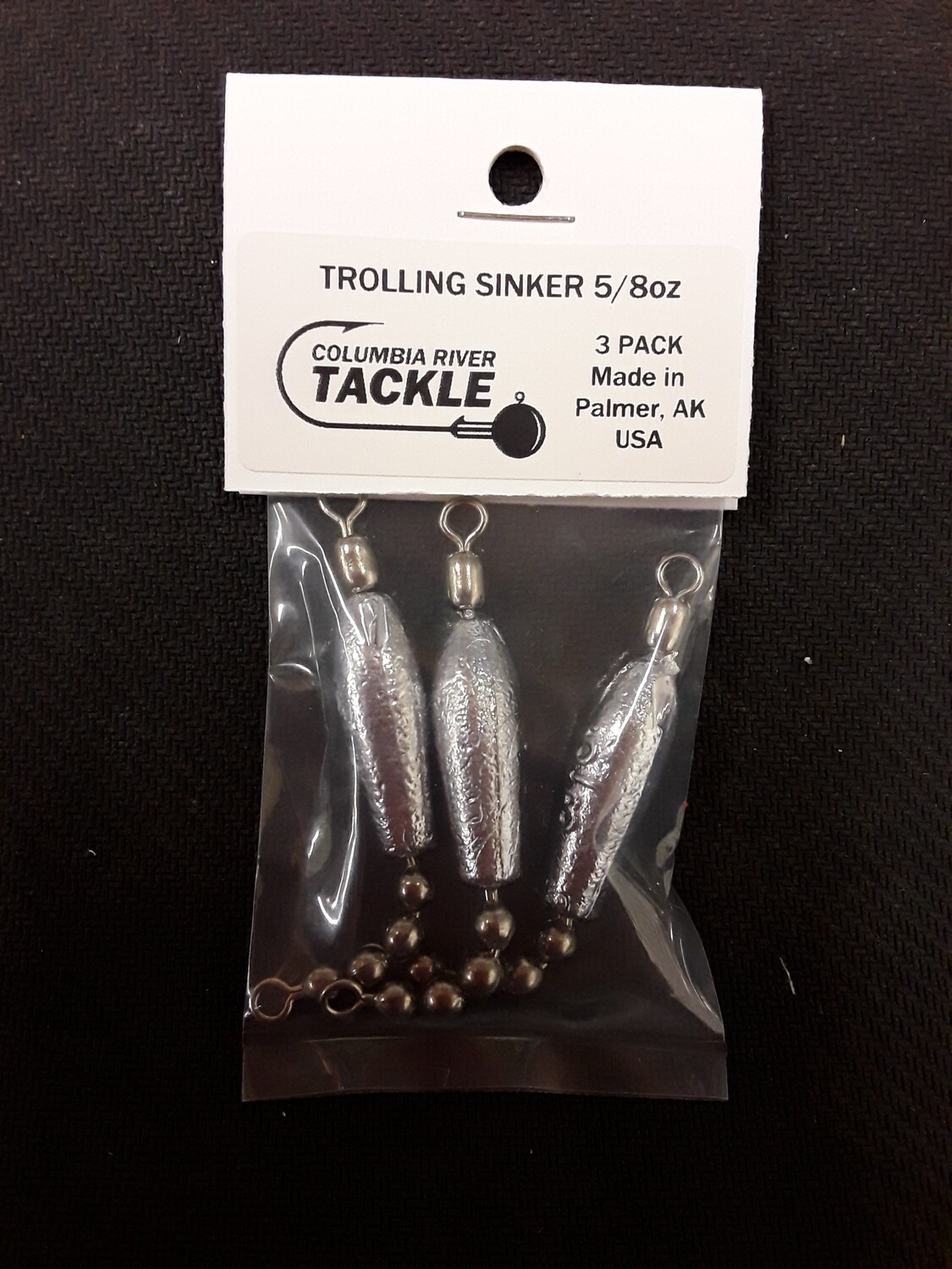 Columbia River Trolling Sinker 5/8oz 3pk