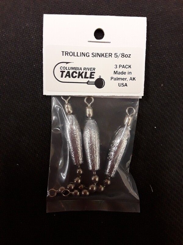 Columbia River Trolling Sinker 5/8oz 3pk