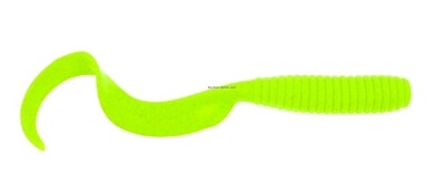 Berkley Gulp!® Grub Pkg 4, Color: Chartruese, Size: 6&quot;