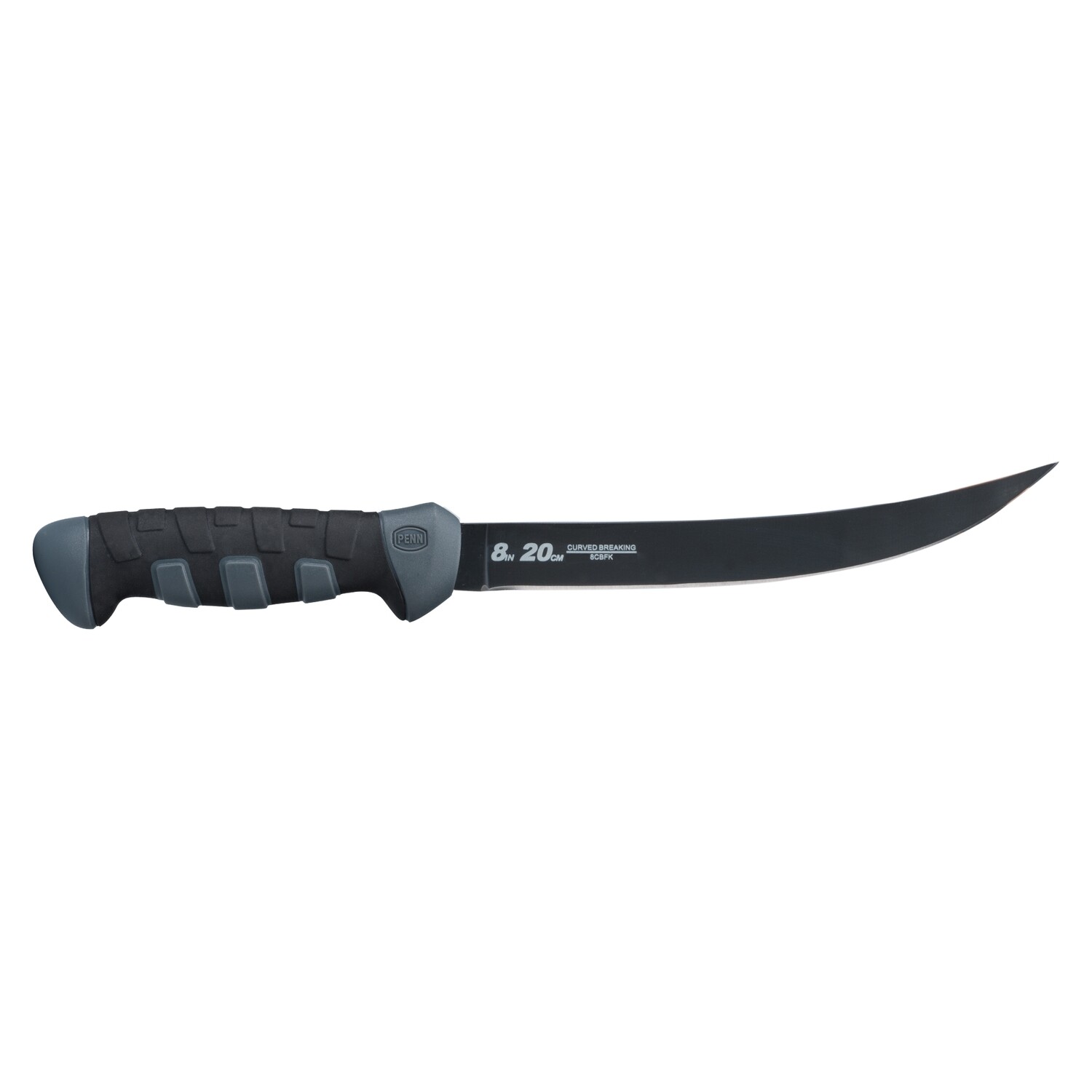 PENN Fillet Knife 8&quot; Curved Breaking Black/Gray