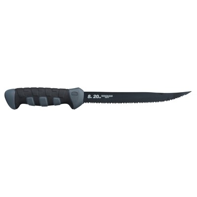 PENN Fillet Knife 8" Serrated Edge Black/Gray